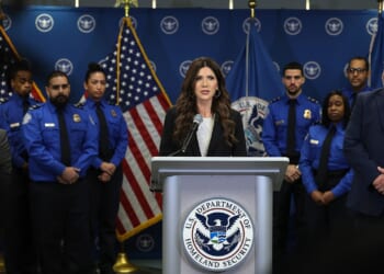 DHS Secretary Kristi Noem touts TSA operations at Miami International Airport