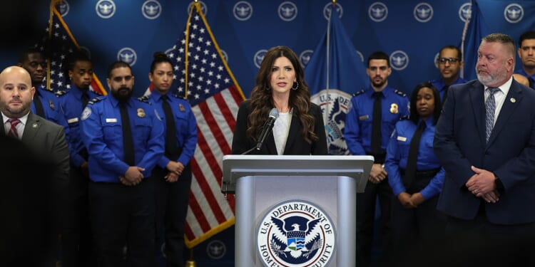 DHS Secretary Kristi Noem touts TSA operations at Miami International Airport