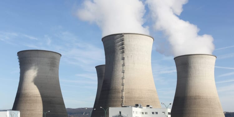 Nuclear power plant in France