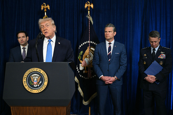 President Donald Trump, Secretary of State Marco Rubio, Secretary of Defense Pete Hegseth, and Chairman of the Joint Chiefs of Staff General Dan Caine