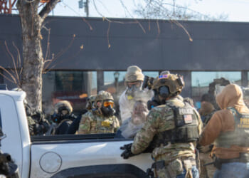 Armed Citizens Stand Guard in Minneapolis Where Alex Pretti Was Shot