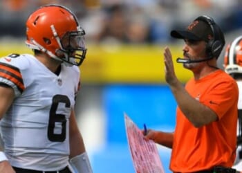 Baker Mayfield Issues Fiery Response at Reporter, Kevin Stefanski Over 'Dumpster Fire' Label