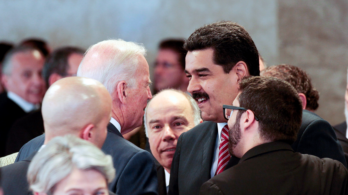 Then-VP Biden meets Nicolas Maduro