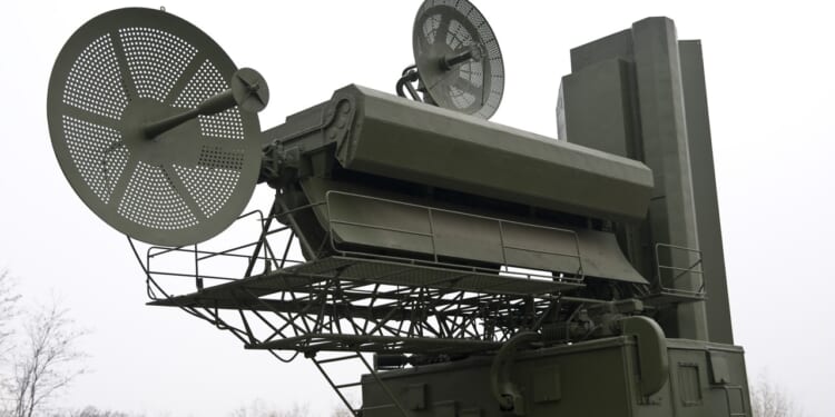 A Chinese mobile radar.