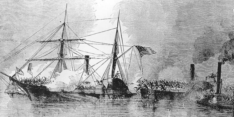 The capture of the "Harriet Lane," January 1, 1863.