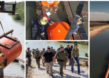 DHS Adopts Abbott's Strategy, Deploying 500+ Miles of Federal Buoy Barriers Along Texas-Mexico Border