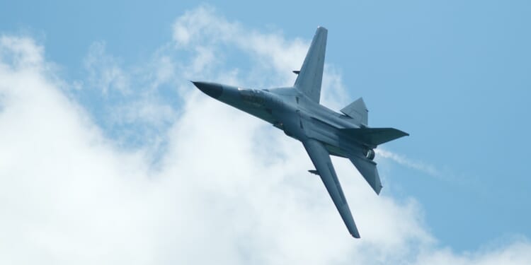 An F-111 Aardvark in flight.