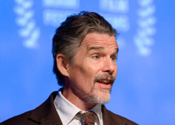 Ethan Hawke Says 'There's Fear in America' to Speak Your Mind as He Speaks His Mind to Media