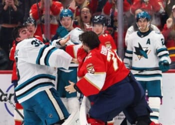 Goalies Fight Each Other During Wild Hockey Brawl