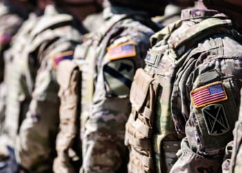 A group of US Army soldiers.