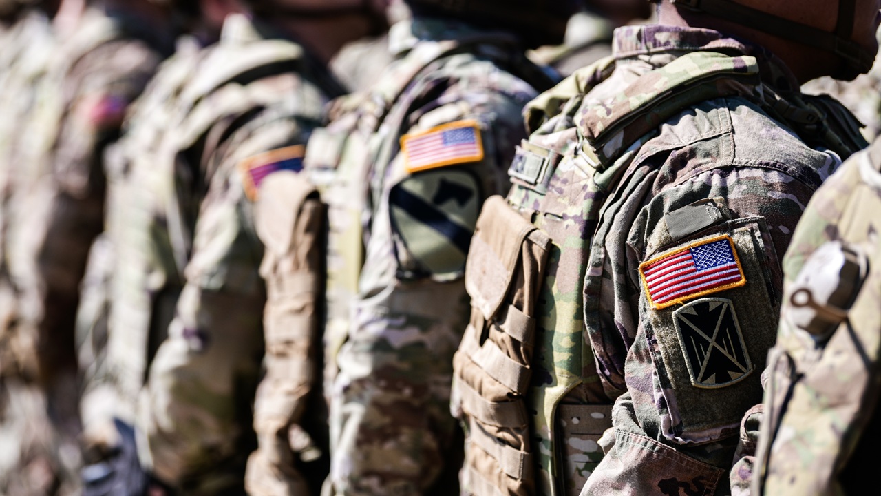 A group of US Army soldiers.