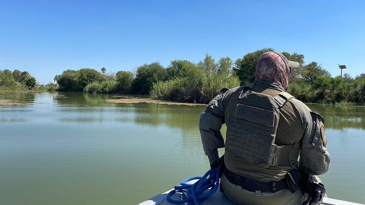 Texas law enforcement on the Rio Grande