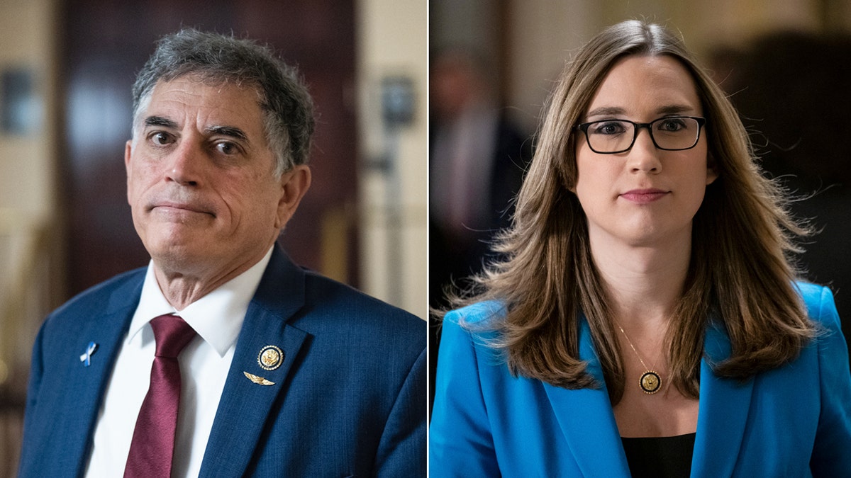 Left: Rep. Andrew Clyde; Right: Rep. Sarah McBride