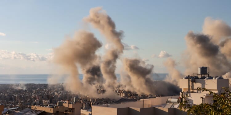 Israeli strike on Beirut, Lebanon.