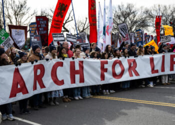 Leftist Pro-Lifers Speak Out Against Pro-Abortionists at March for Life