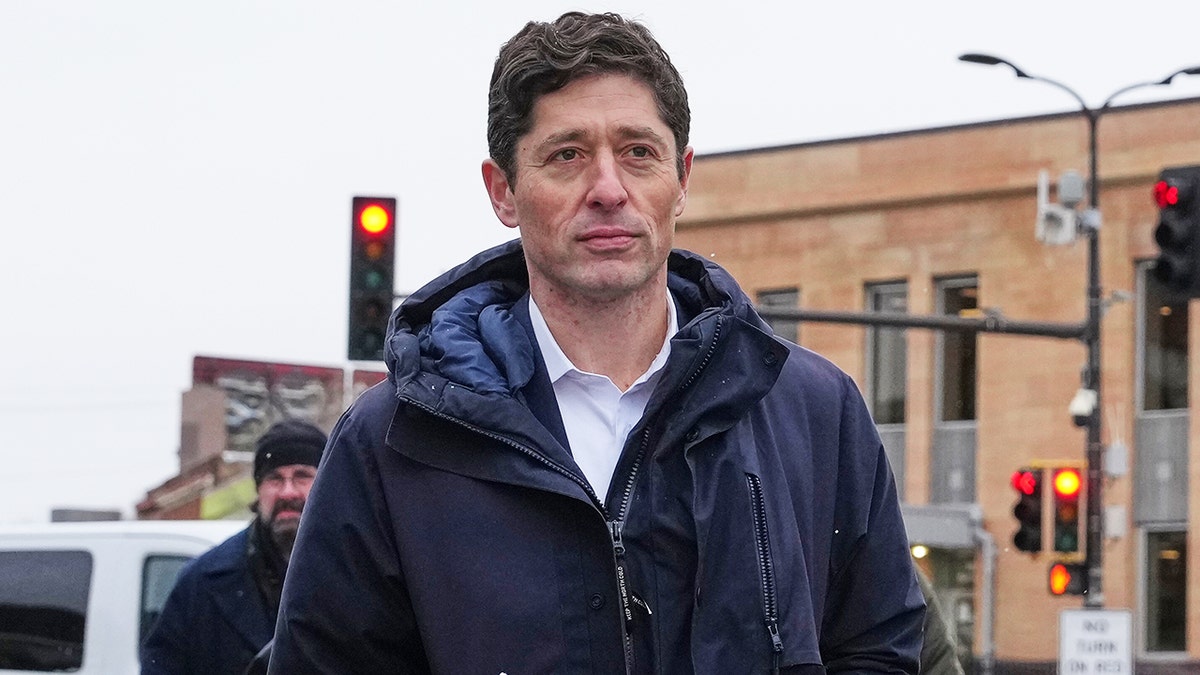 Mayor Jacob Frey seen in Minneapolis, Minnesota