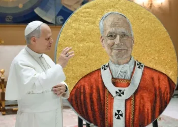 Mosaic bearing Pope Leo XIV’s portrait readied for St. Paul Outside the Walls – Catholic World Report