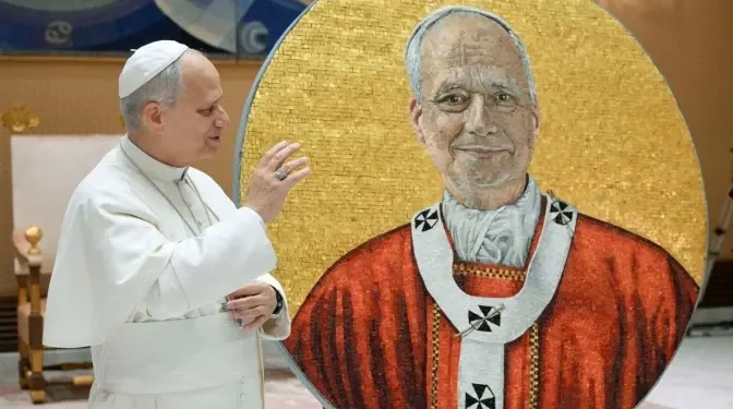 Mosaic bearing Pope Leo XIV’s portrait readied for St. Paul Outside the Walls – Catholic World Report