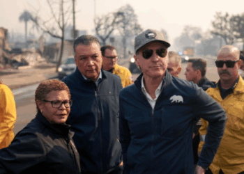Protest to Demand Answers from Gavin Newsom and Karen Bass on Anniversary of the Palisades Wildfire
