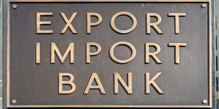 export import bank sign in Washington DC