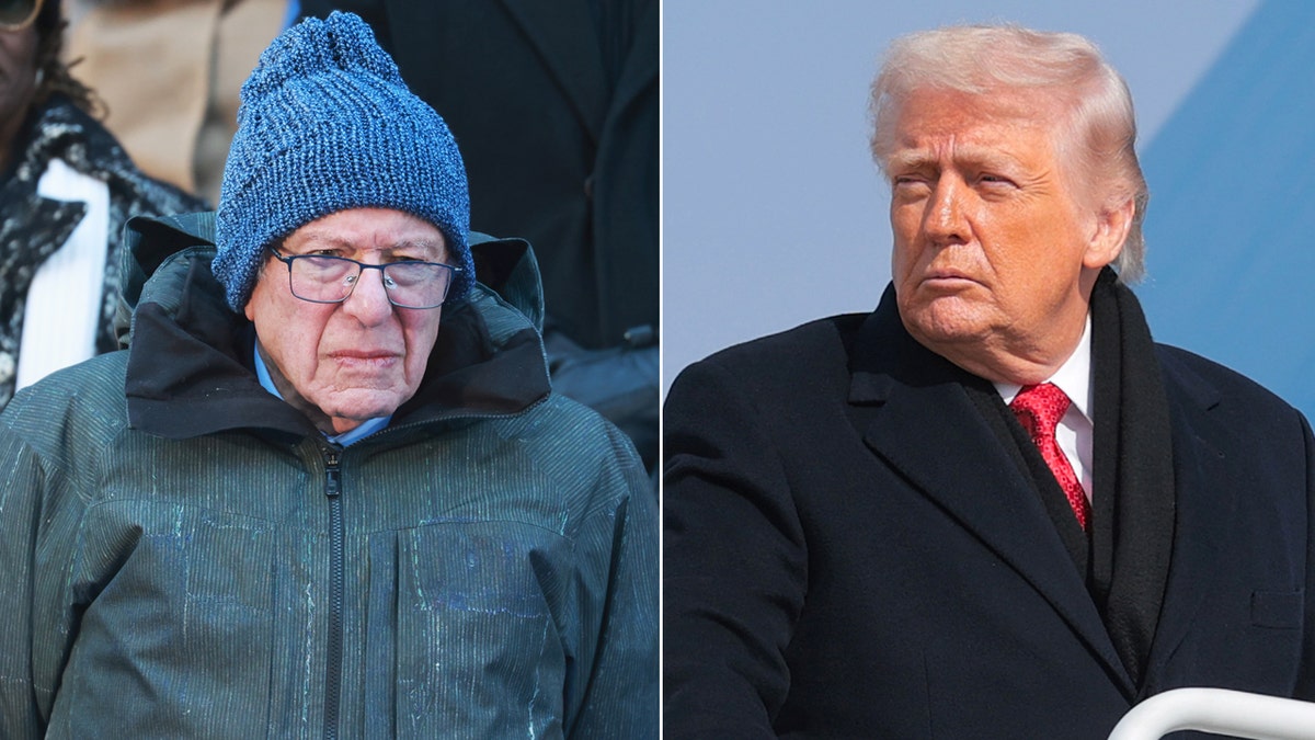 Left: Sen. Bernie Sanders; Right: President Donald Trump