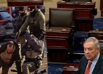 Sen. Dick Durbin Brings AI-Generated Image of Alex Pretti Shooting to Senate Floor
