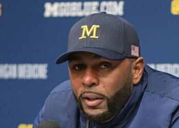 Sherrone Moore's Wife Told 911 Operators Coach was 'Trying to Kill Himself'