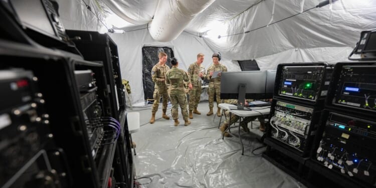 A group of Space Force soldiers.