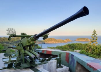A Taiwanese anti-air cannon.