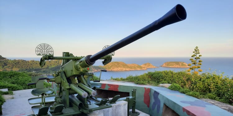 A Taiwanese anti-air cannon.