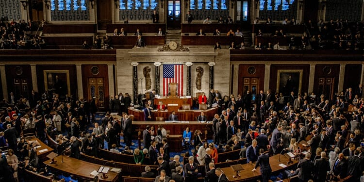 A view of the House of Representatives.