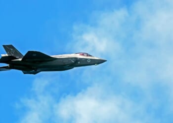 An F-35I Adir in flight.