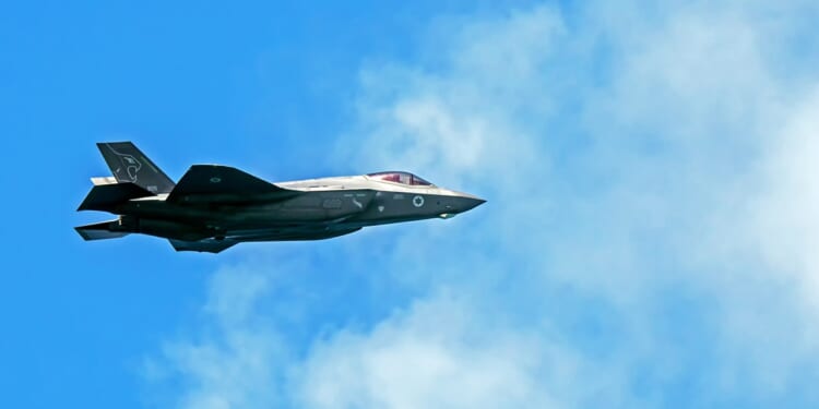 An F-35I Adir in flight.