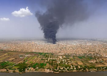 RSF attack in Khartoum, Sudan.