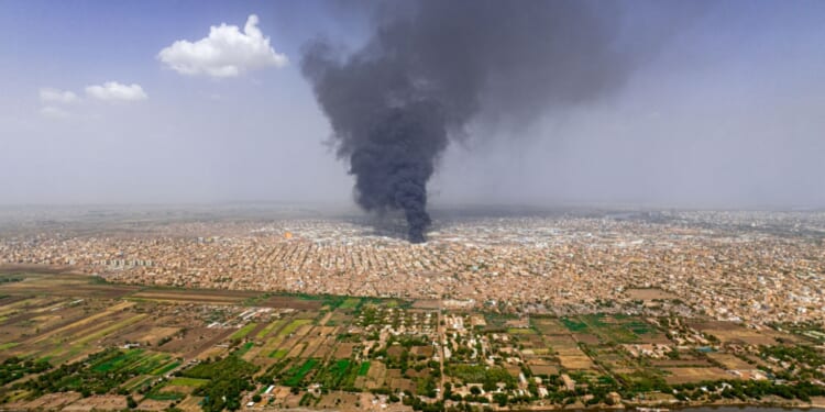 RSF attack in Khartoum, Sudan.