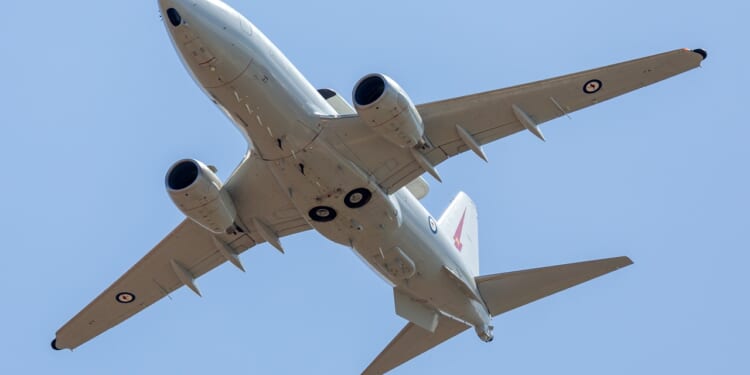 An E-7 Wedgetail in flight.