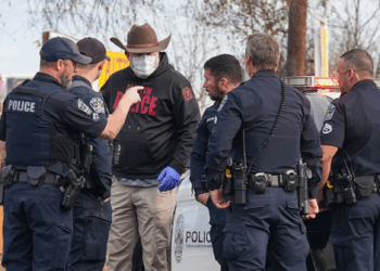 Three Texas Officers Injured When Homicide Suspect Opens Fire