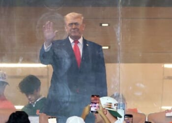 Trump Cheered During National Anthem at College Football National Championship Game