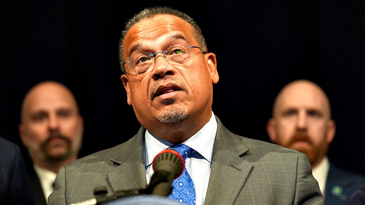 Keith Ellison at press conference