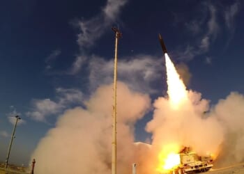 An Arrow-3 missile test.