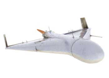 A Shahed-type kamikaze drone.