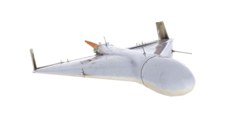 A Shahed-type kamikaze drone.