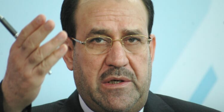 Former Iraqi prime minister Nouri al-Maliki.
