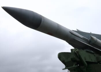 A Russian ground-to-air missile.