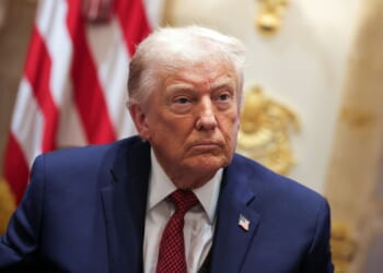 President Trump in the Oval Office.