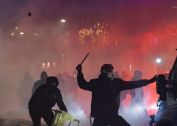 100 Police Injured as Riots Erupt in Italy over Shut Down of Leftist Base