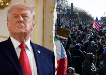 Trump ‘ask us’ doctrine explained as protests rage in far left states