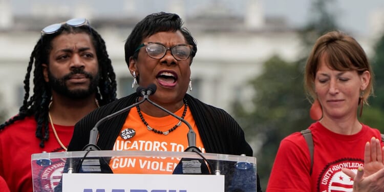 NEA president calls Trump 'dictator' at progressive activist event