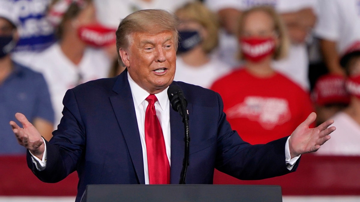 Trump speaking from 2020 campaign trail 