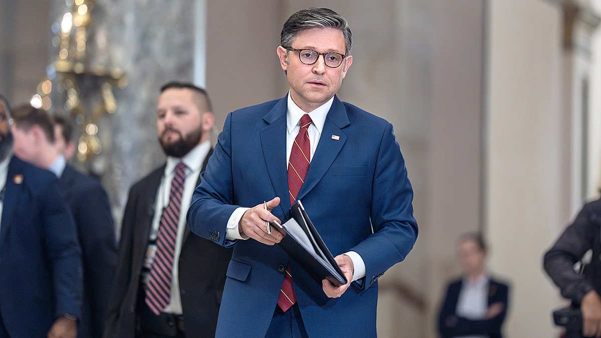House Speaker Mike Johnson on Capitol Hill